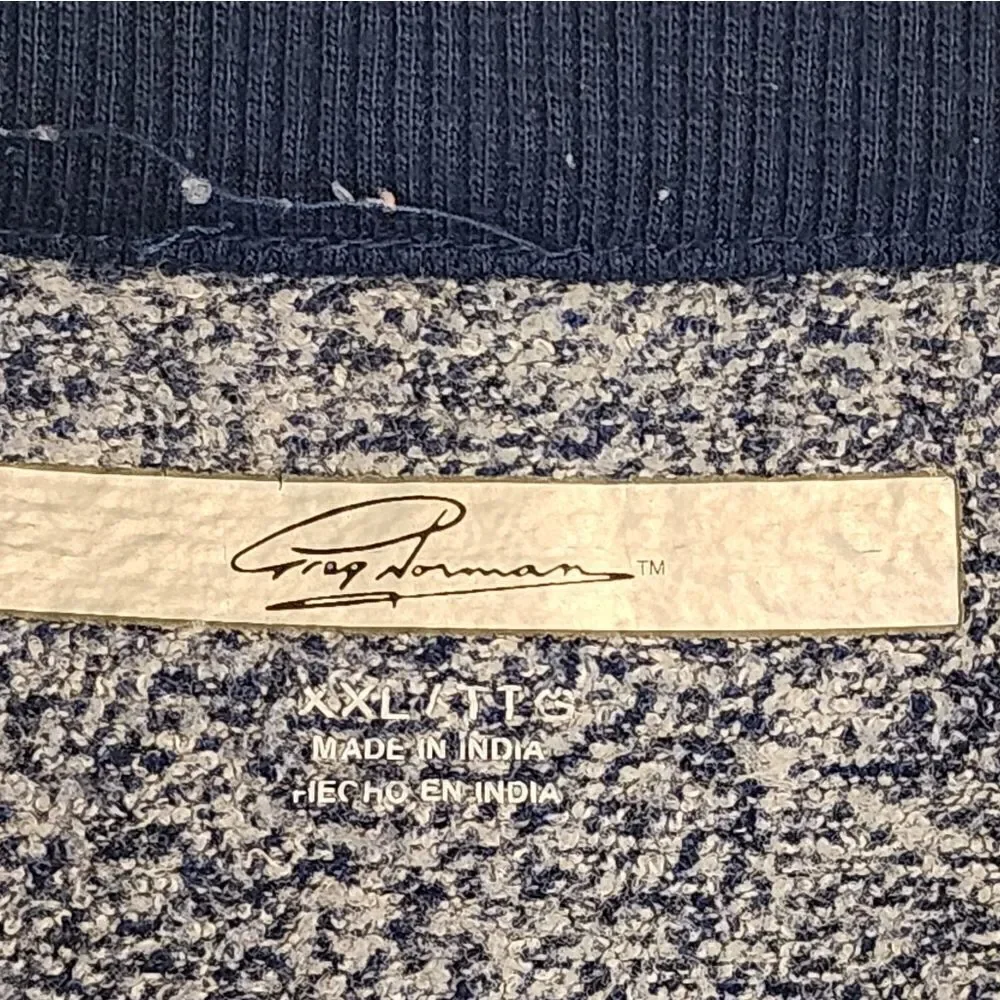 Men's Greg Norman zip-up sweater, size XXL